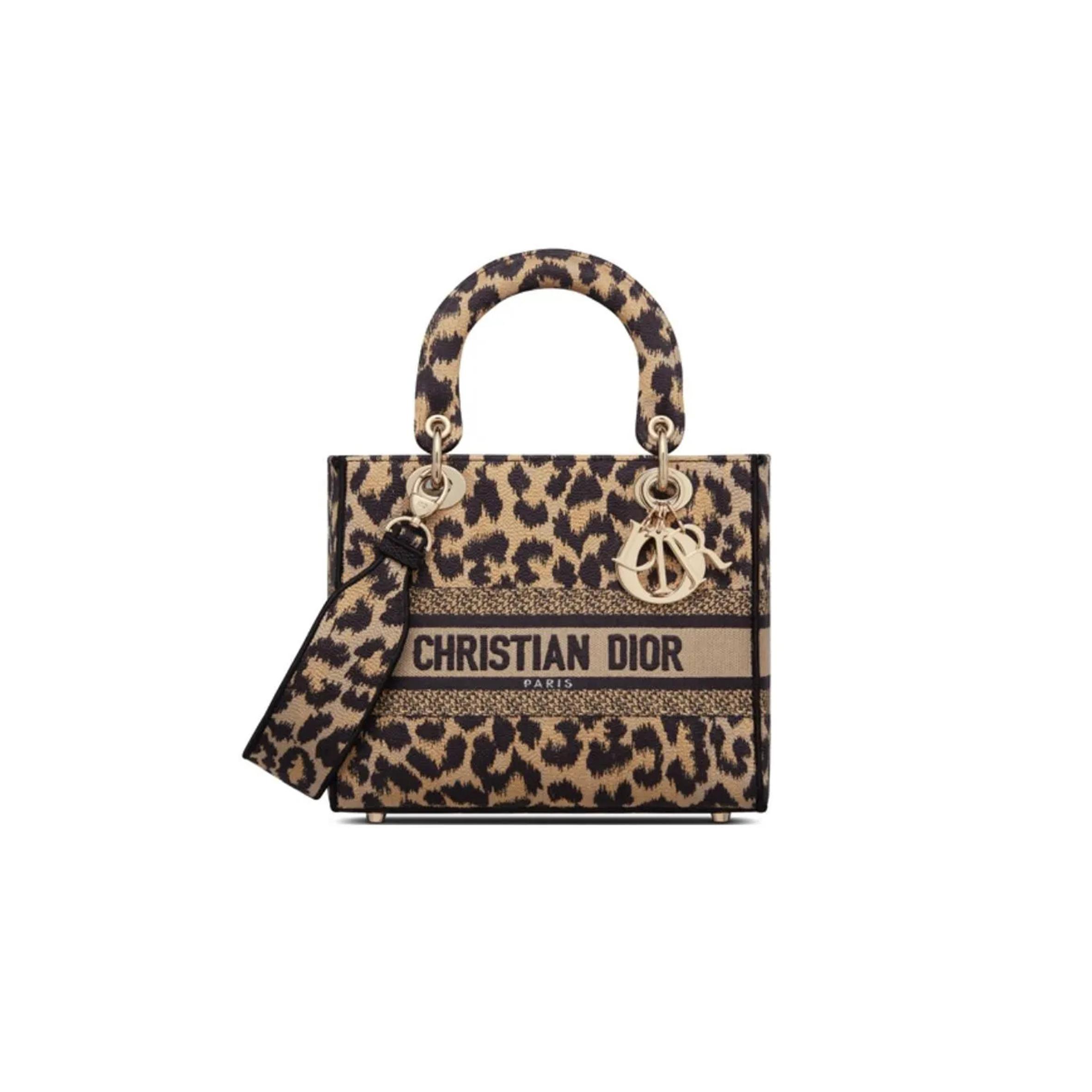 DIOR MEDIUM LADY D-LITE BAG M0565ORHM_M918 (24*20*11cm)
